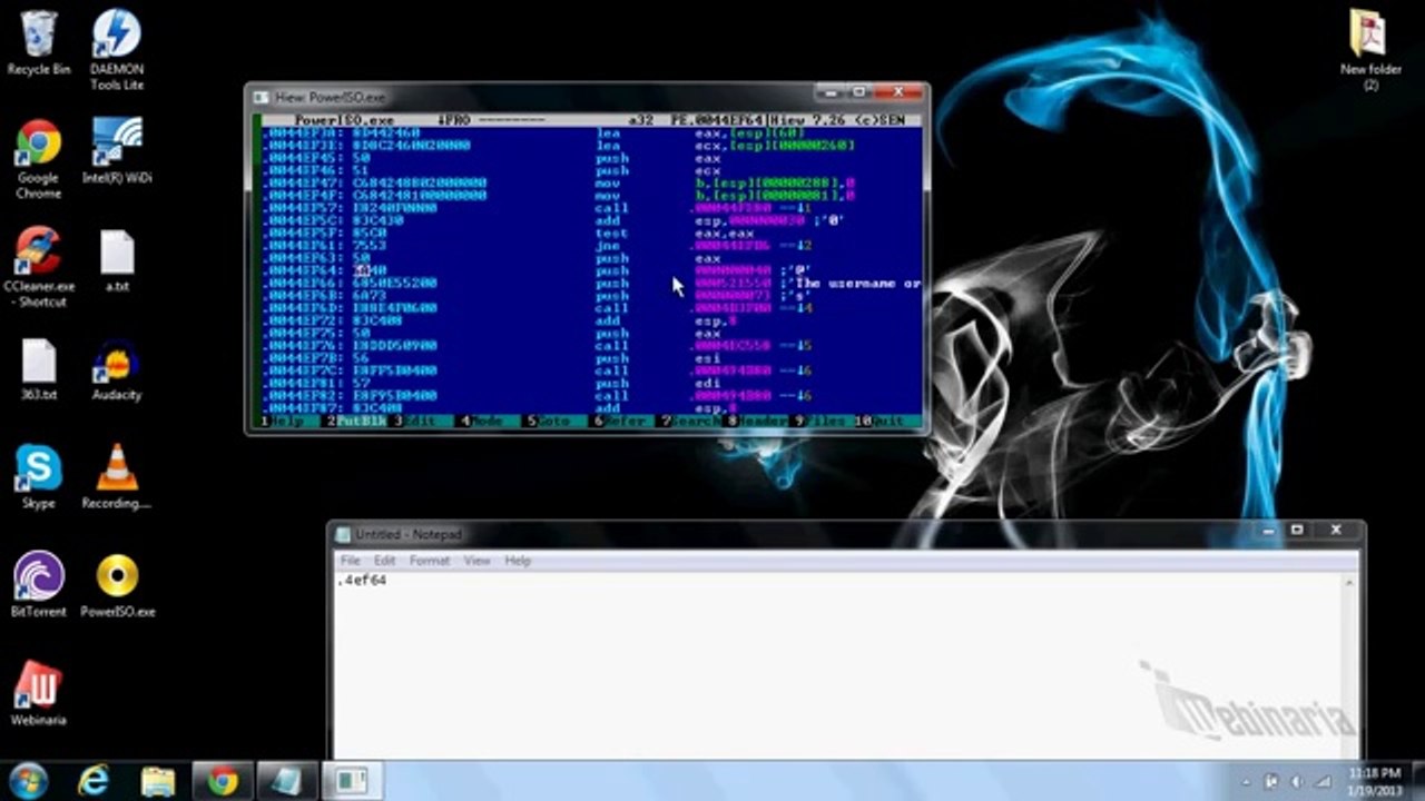 How To Crack A Program Tutorial I Step by Step I Poweriso used as example I