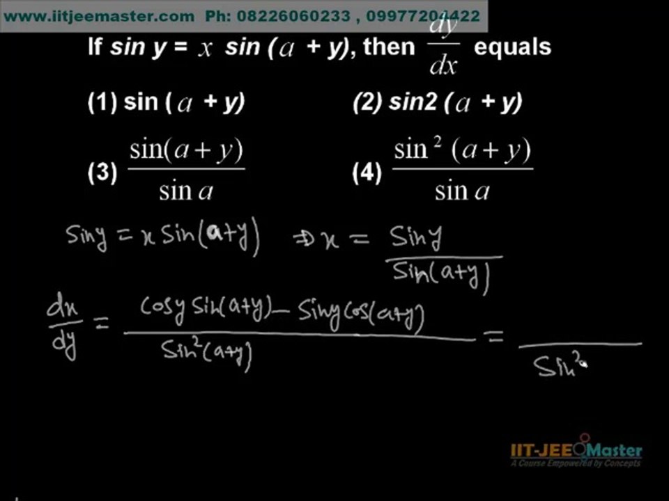 iit jee mains advance maths problem solving by concepts tricks shortcuts, Differential calculas