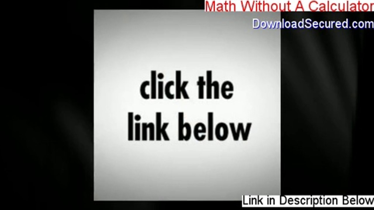 Math Without A Calculator PDF Free - Download Here [2014]