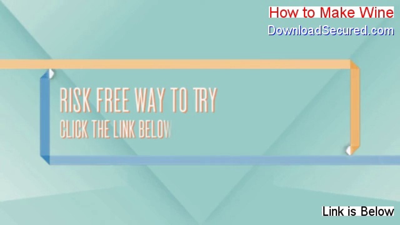 How to Make Wine PDF Download - Instant Download