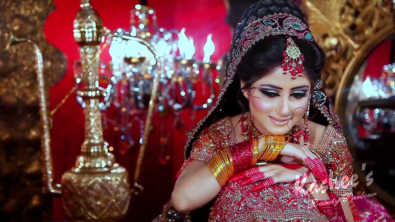 Sajjal Ali Makeup by "Anum Aslam" at "Kashee's Beauty Parlour"