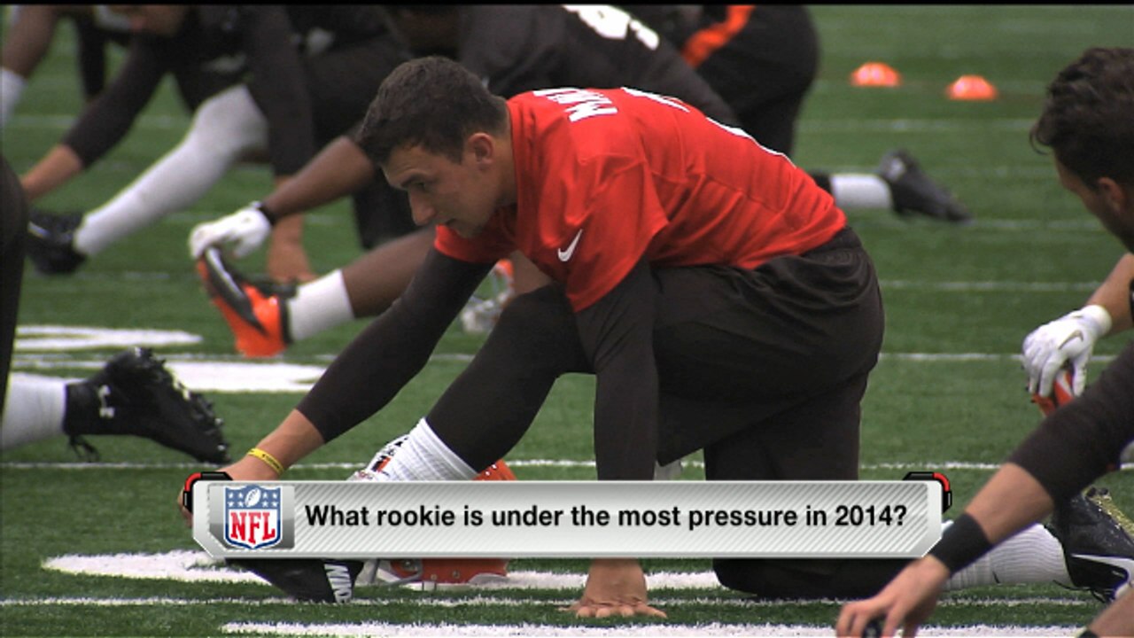 Which rookie is under most pressure in 2014?