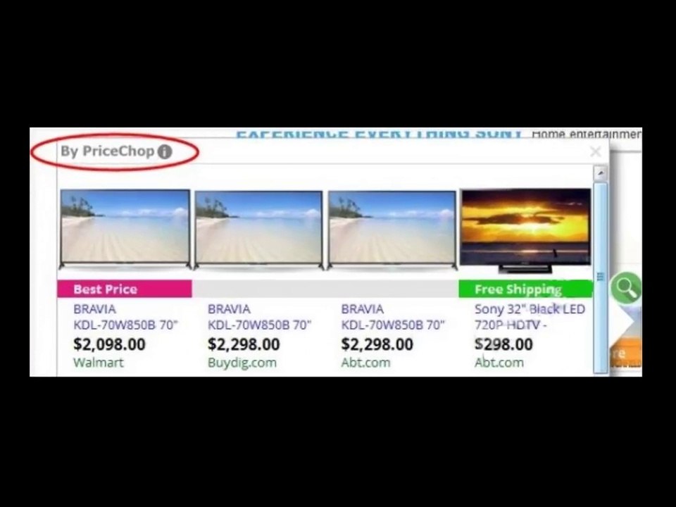 Remove Ad by PriceChop Step by Step