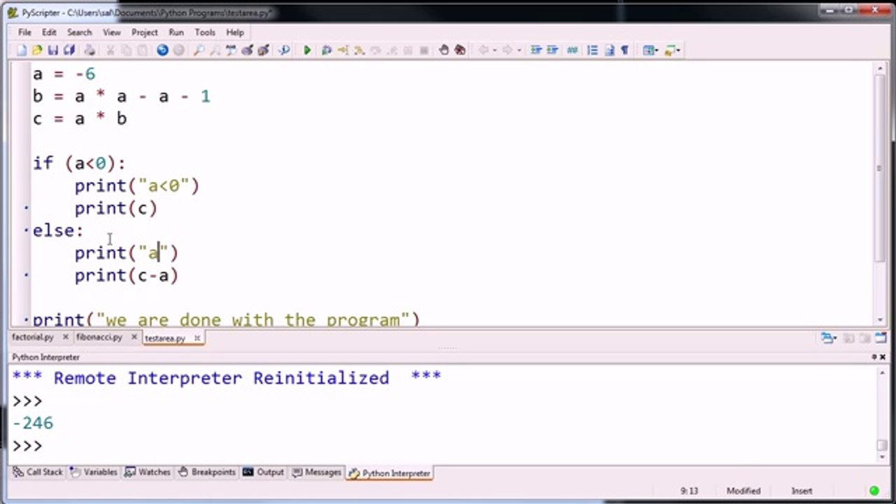 Introduction to Programs Data Types and Variables in english
