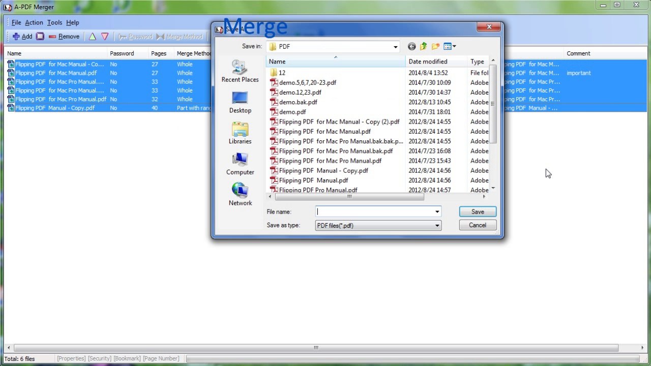 A-PDF Merger--a cheap and easy method to combine multiple PDF files into one file