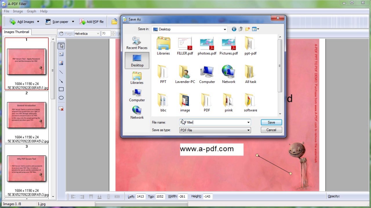 A-PDF Filler- the easiest and simpliest way to fill any PDF file