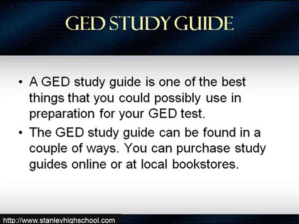 GED Study Guide