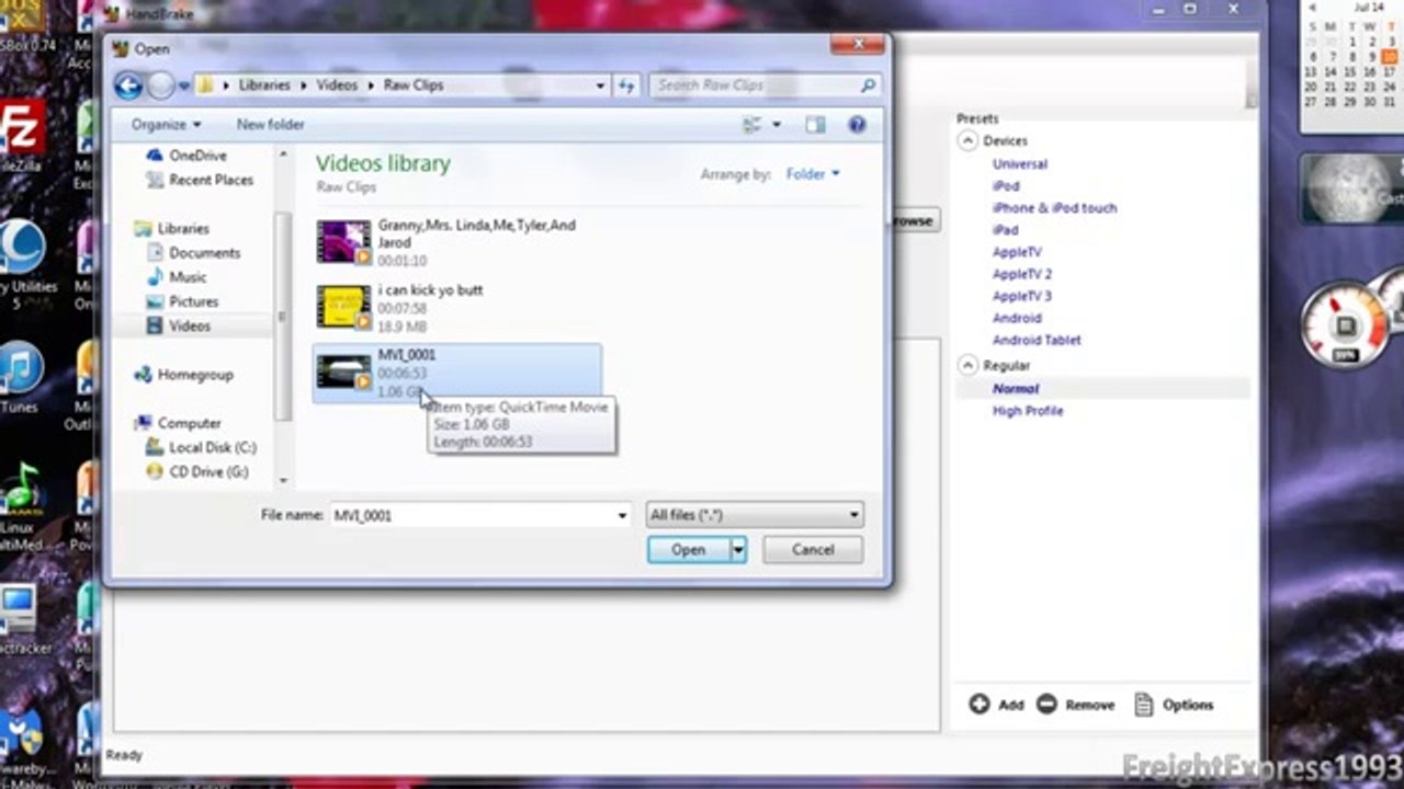 How To Convert A Large Video File Into A Small File Using Handbrake