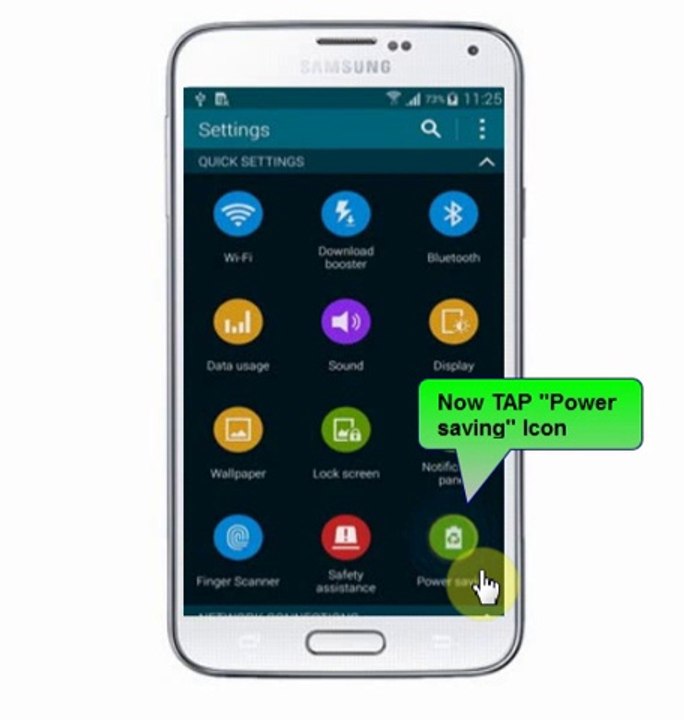 Samsung Galaxy S5: How to set power saving to save battery life