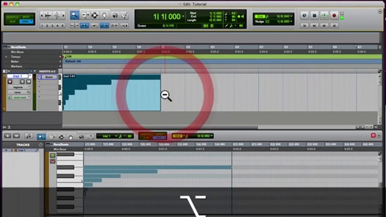 Pro Tools Basics - Zoom Controls - Trimmer Tool - Selector Tool - Grabber Tool