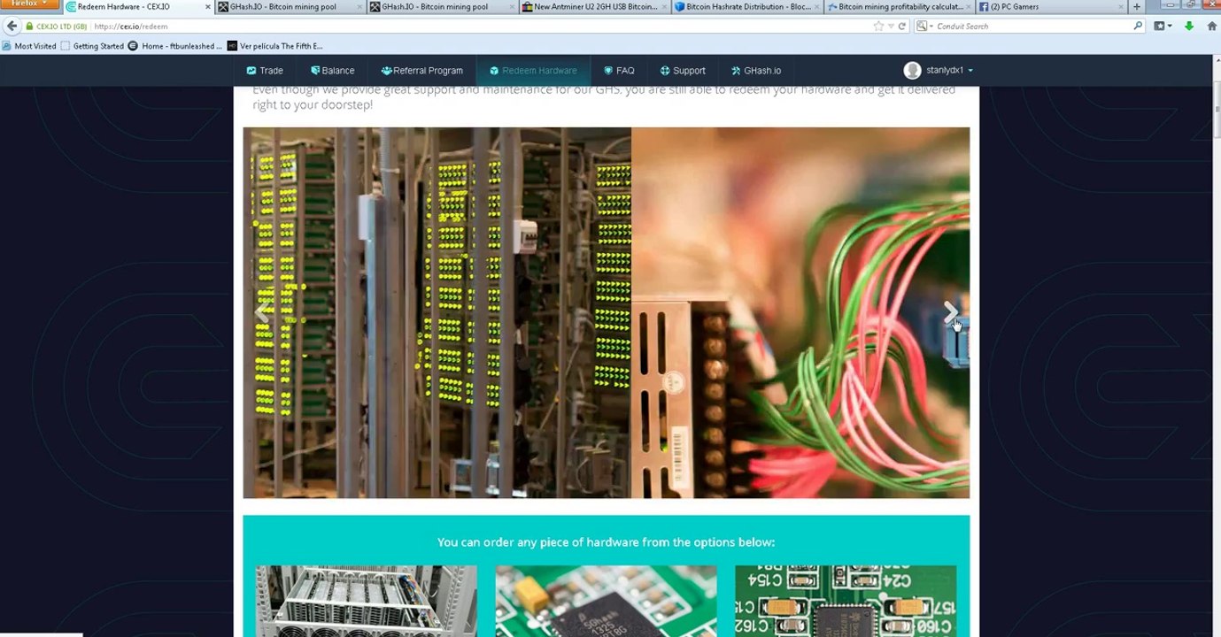 Bitcoin y Cex.io  Cloud mining/ Cloud Hashing