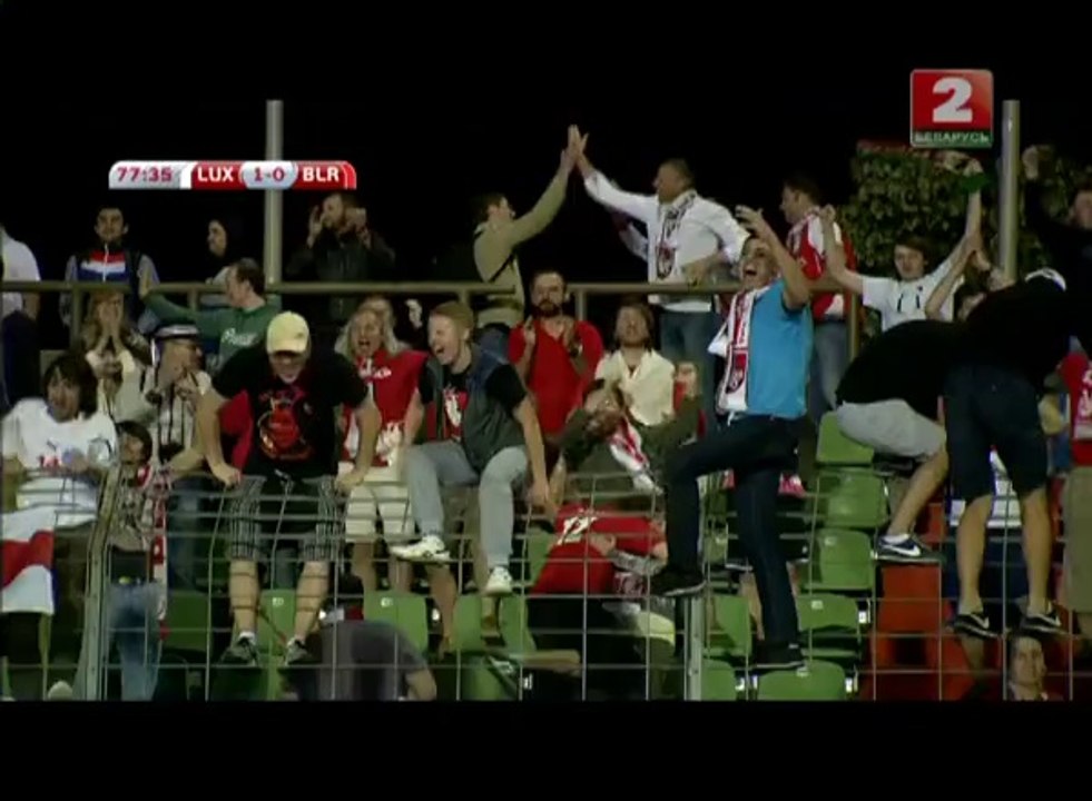 Люксембург - Беларусь. Гол Драгуна