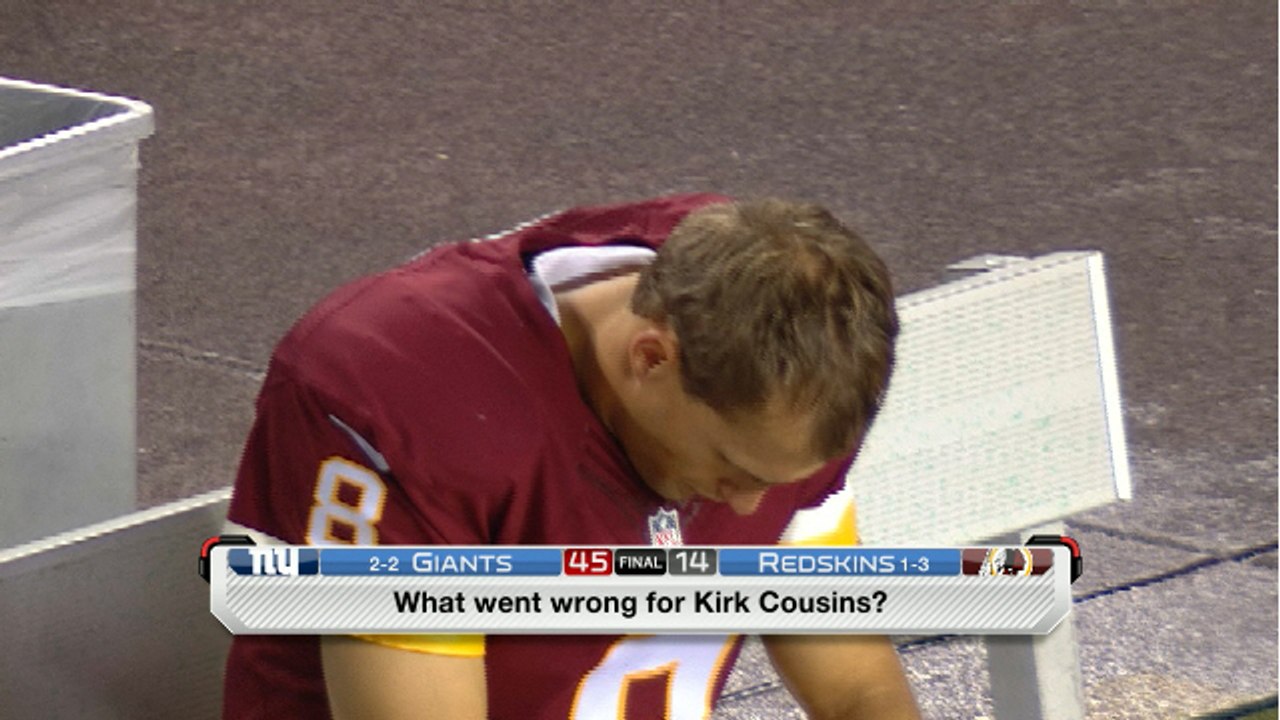 What went wrong for Kirk Cousins?