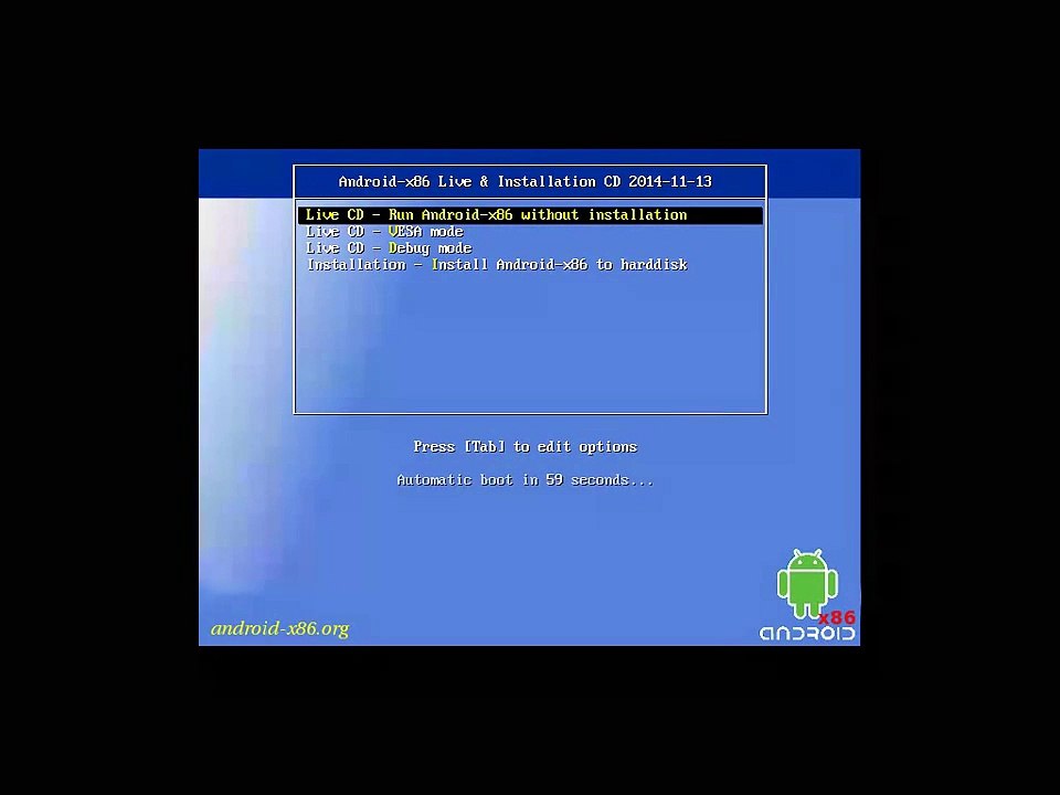 How to install Android Lollipop 5.0 x86