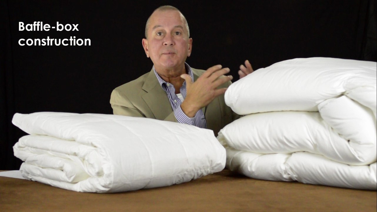 What is the difference between a down comforter & down blanket?