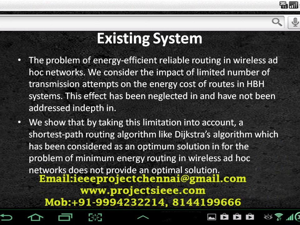 Energy-Efficient Reliable Routing Considering Residual Energy in Wireless Ad Hoc Networks