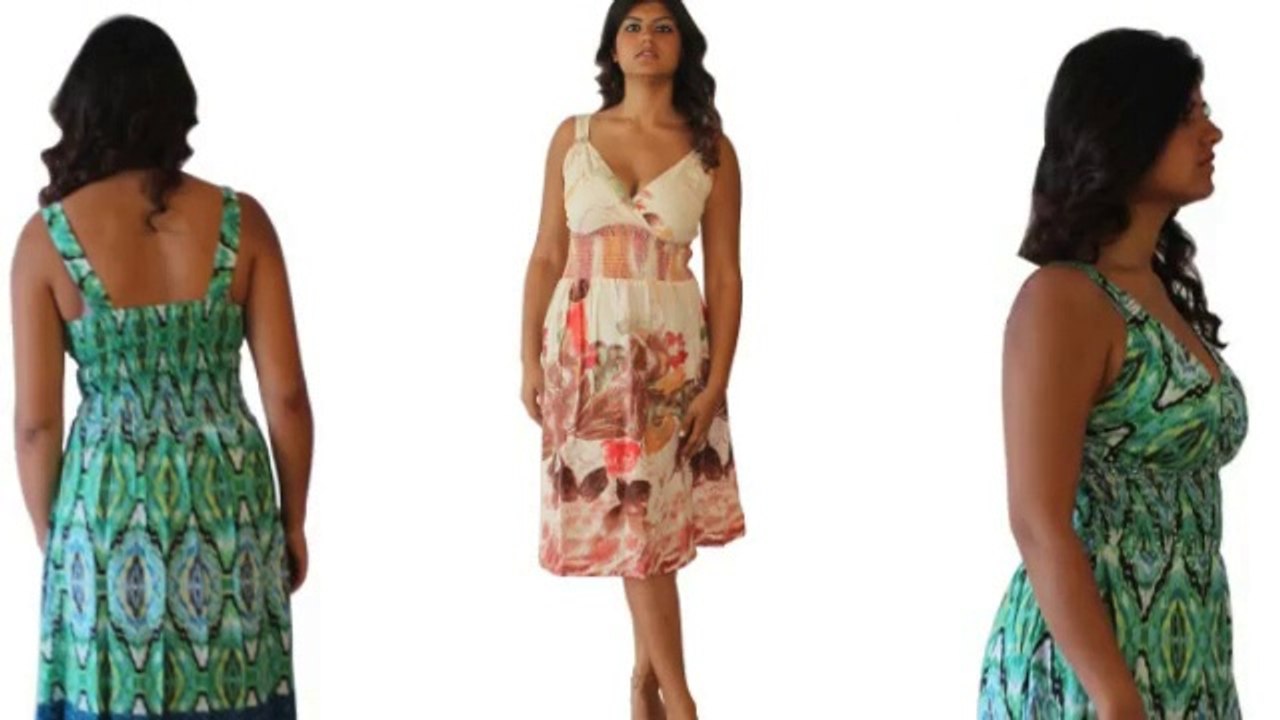 Shop wholesale Abstract print cotton dress