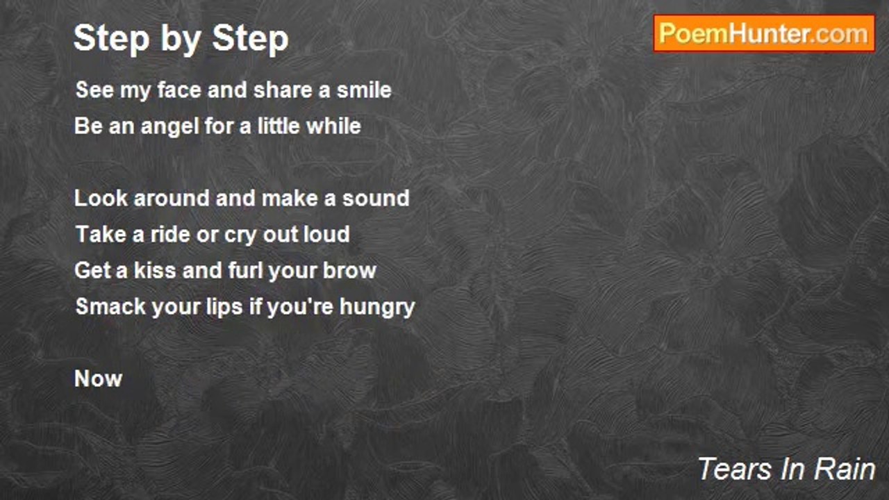 Tears In Rain - Step by Step