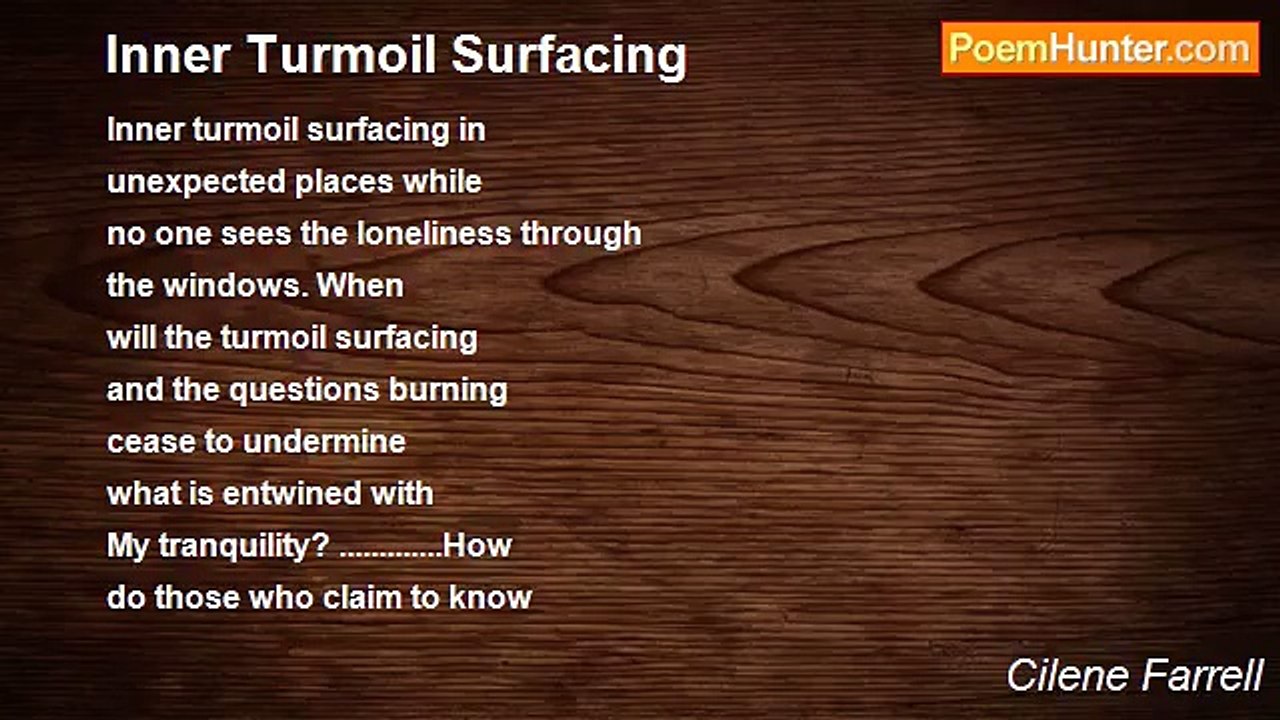 Cilene Farrell - Inner Turmoil Surfacing