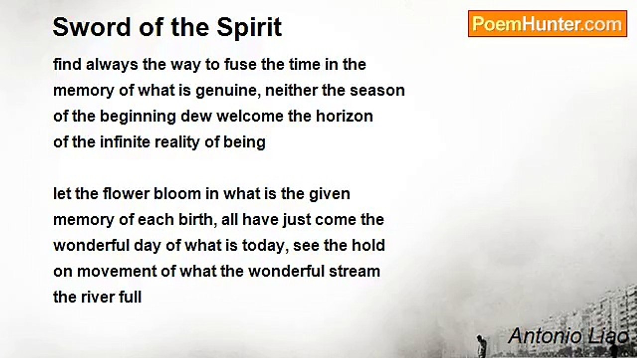 Antonio Liao - Sword of the Spirit