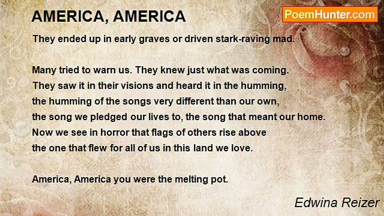 Edwina Reizer - AMERICA, AMERICA