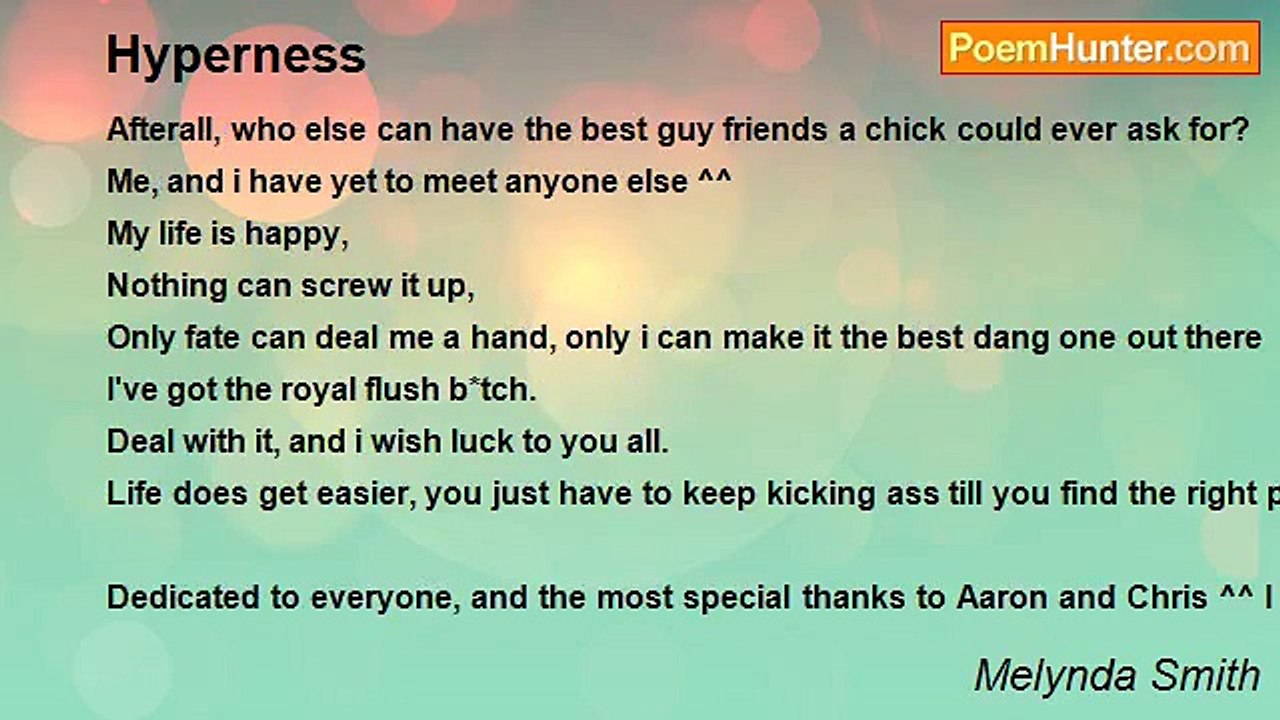 Melynda Smith - Hyperness