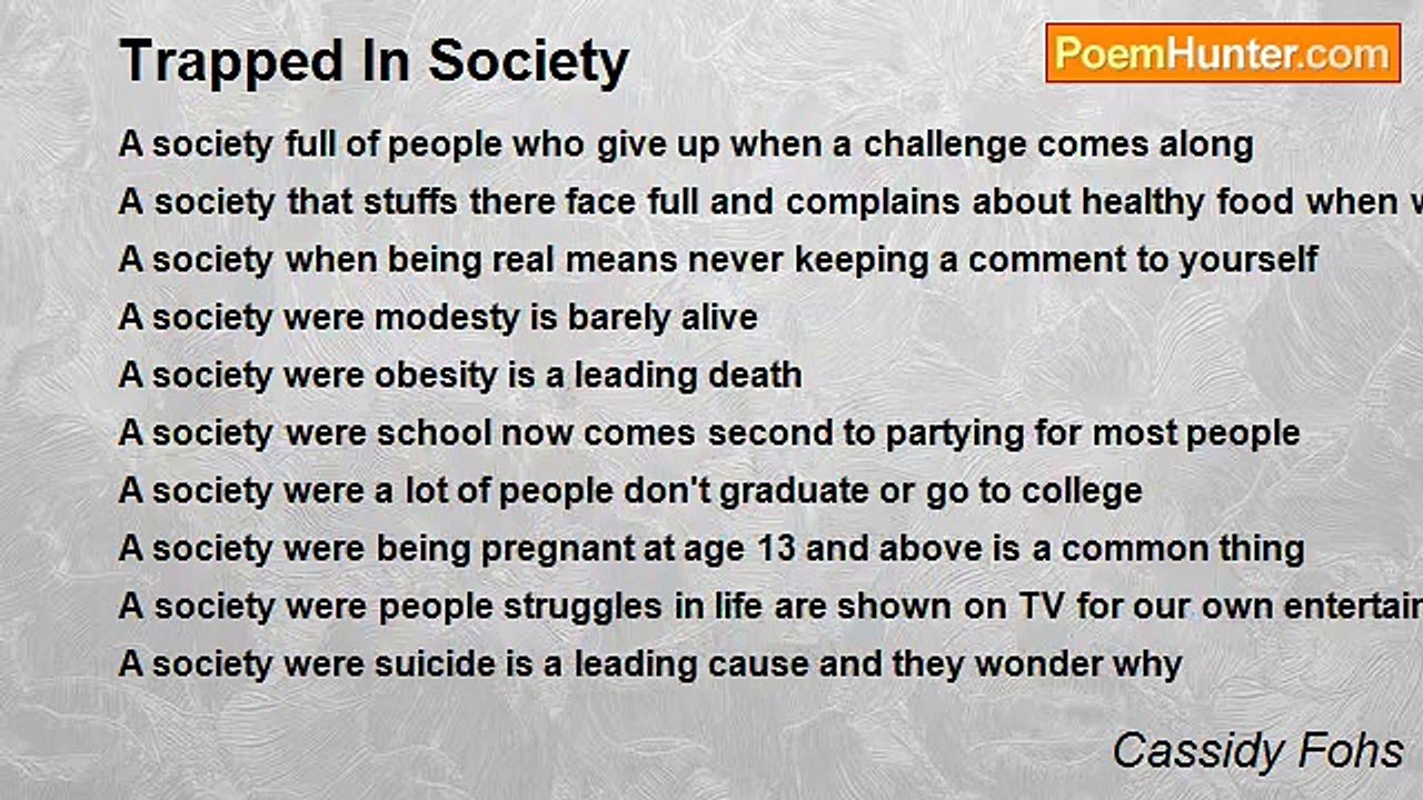 Cassidy Fohs - Trapped In Society