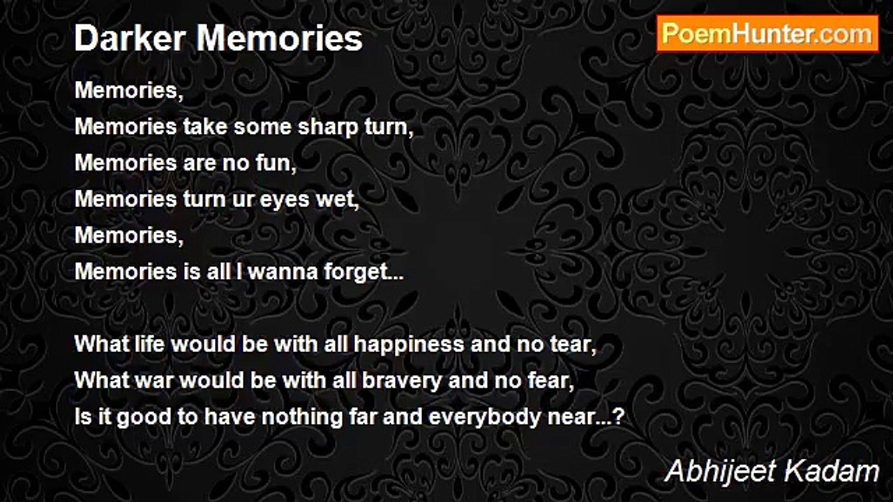 Abhijeet Kadam - Darker Memories