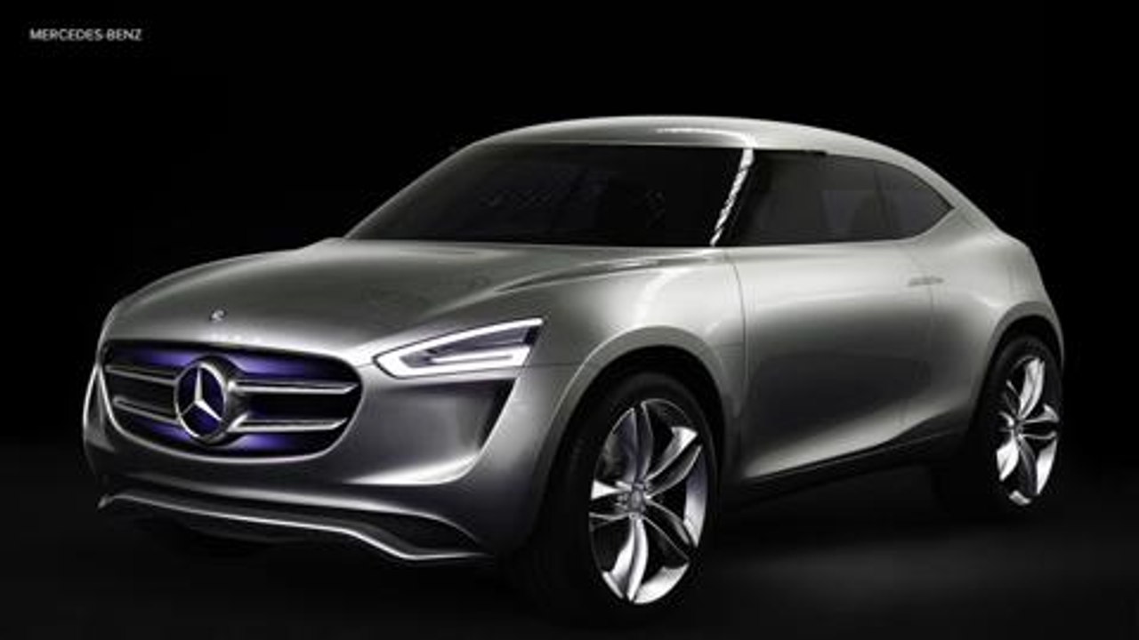 Mercedes-Benz Unveils 'Vision G-Code' Concept Car with Futuristic Design and Innovative Paint
