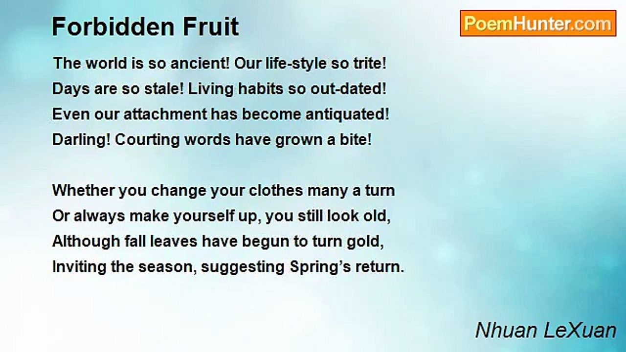 Nhuan LeXuan - Forbidden Fruit