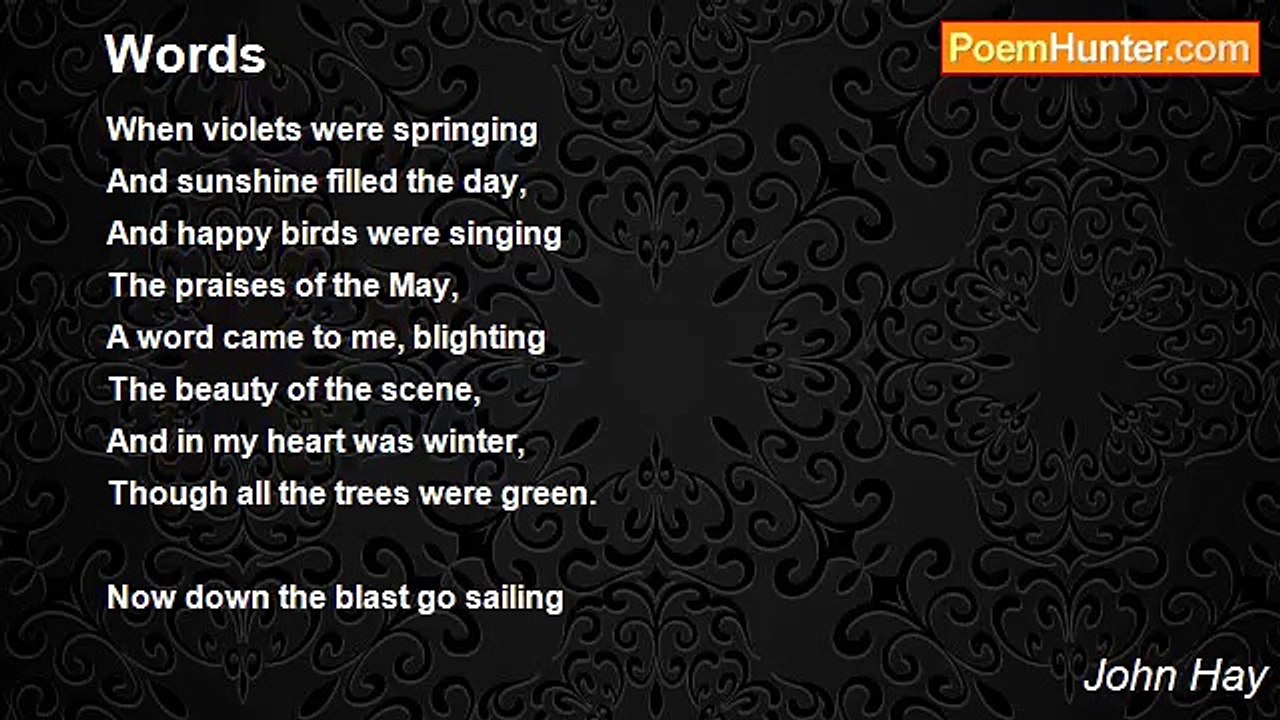 John Hay - Words of May 🌸