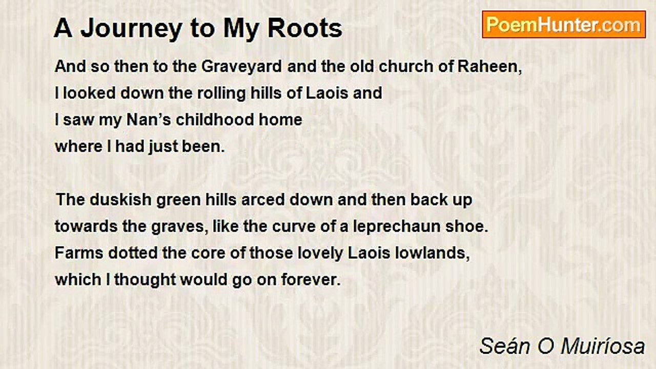 Seán O Muiríosa - A Journey to My Roots