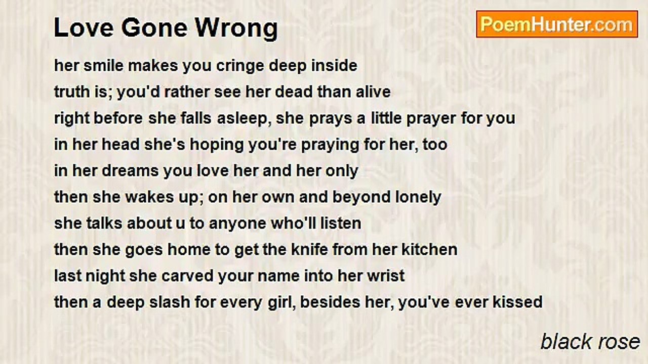 Black Rose - Love Gone Wrong 💔