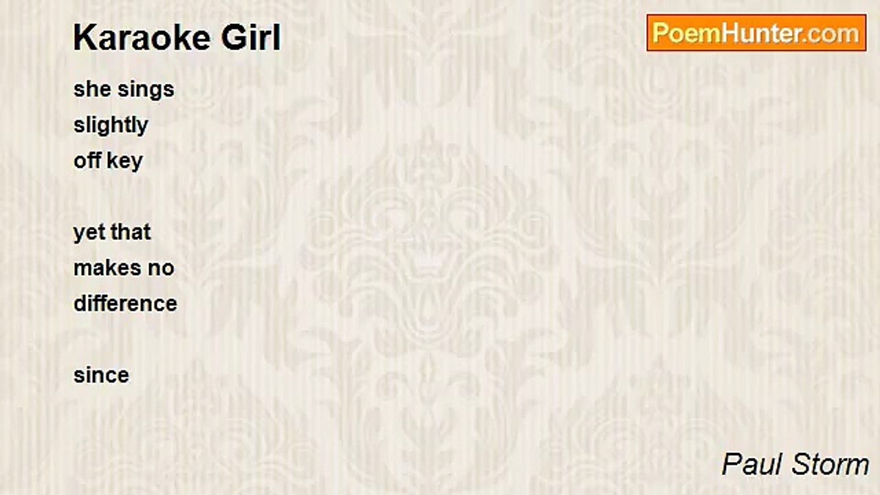 Paul Storm - Karaoke Girl