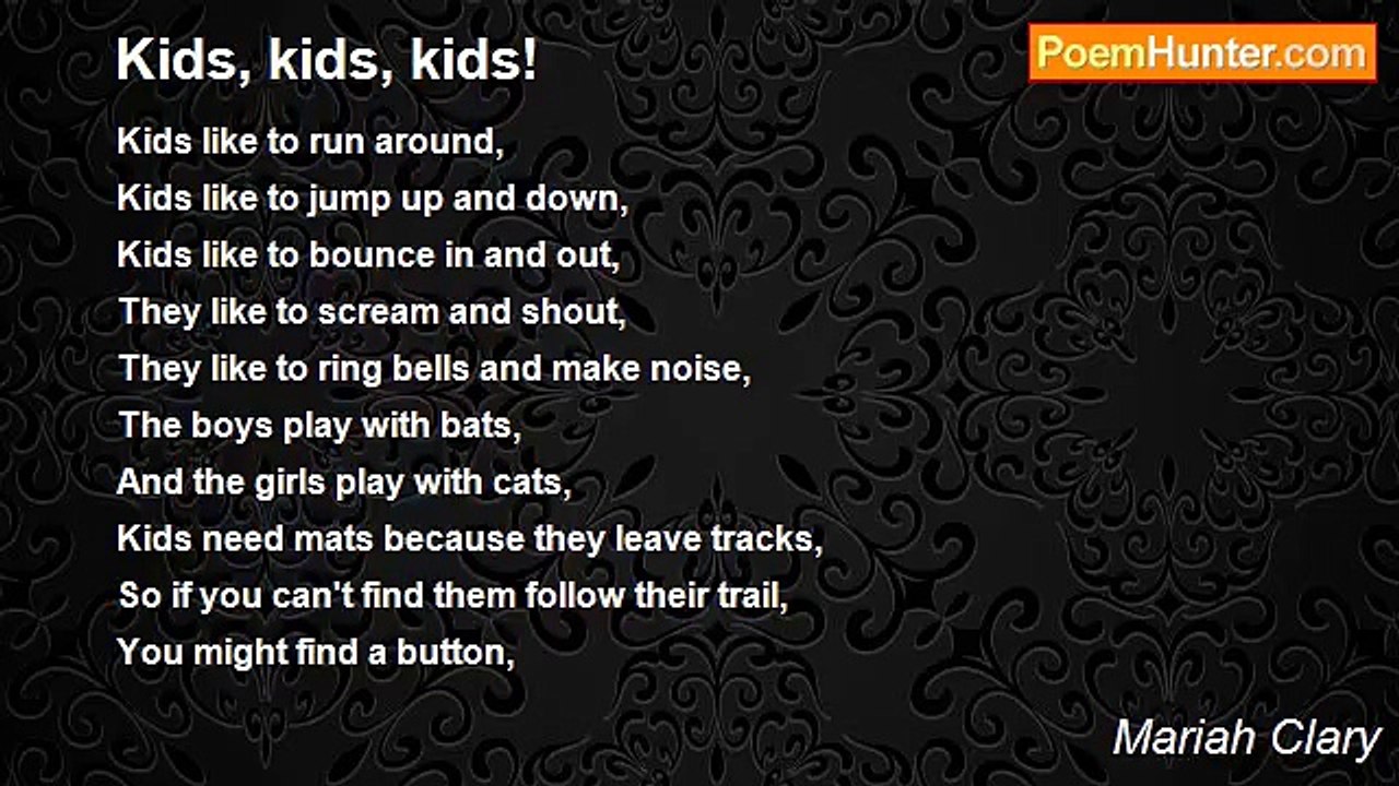 Mariah Clary - Kids, kids, kids!