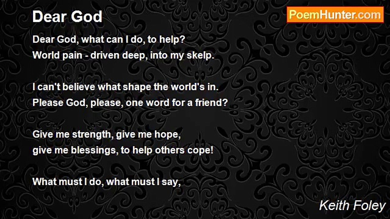 Keith Foley - Dear God