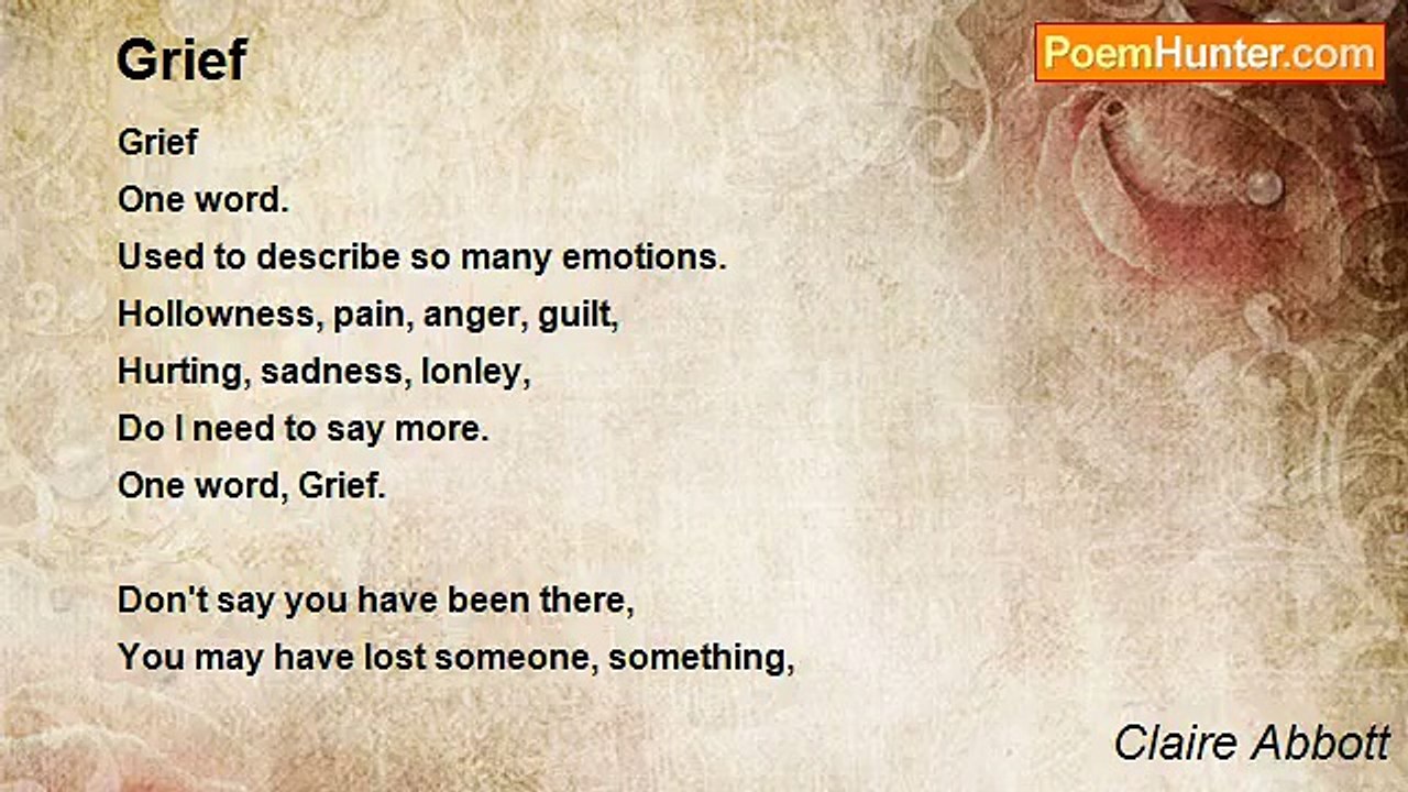 Claire Abbott - Grief