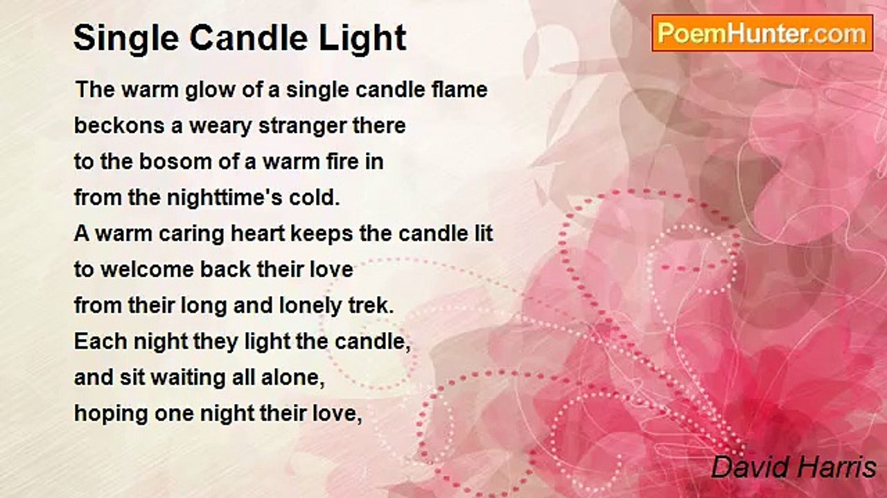 David Harris - Single Candle Light