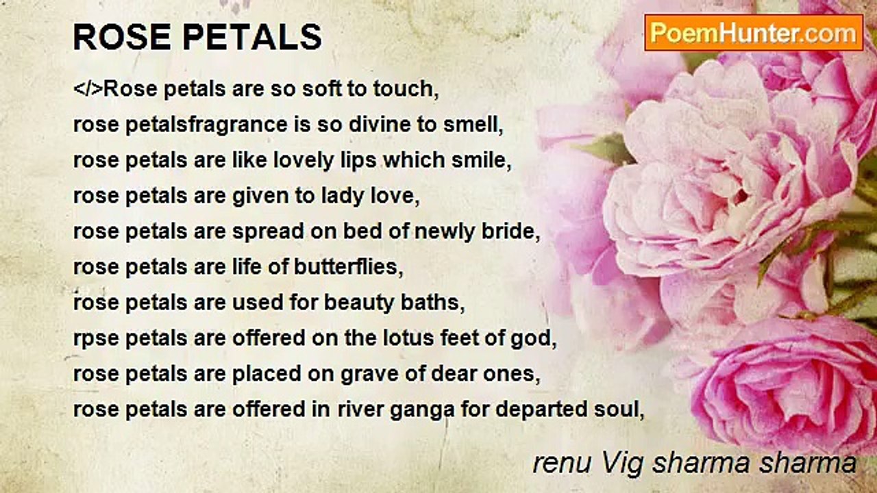 renu Vig sharma sharma - ROSE PETALS