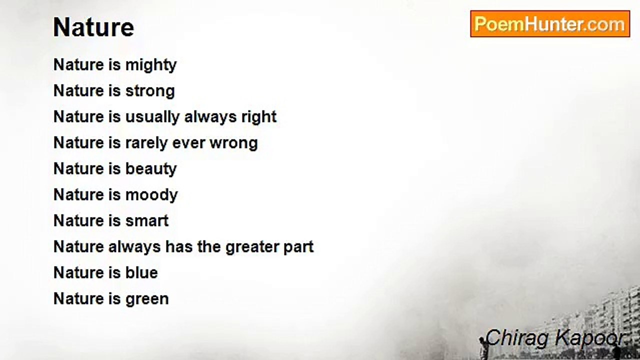 Chirag Kapoor. - Nature