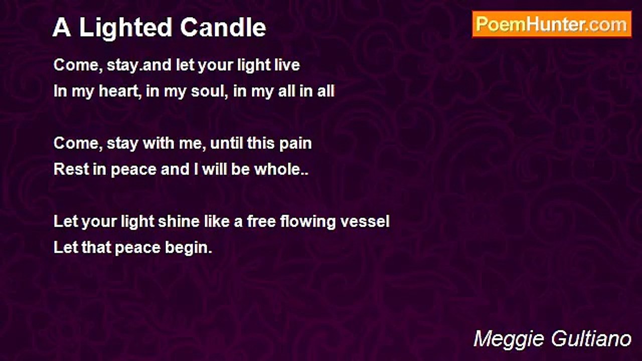 Meggie Gultiano - A Lighted Candle