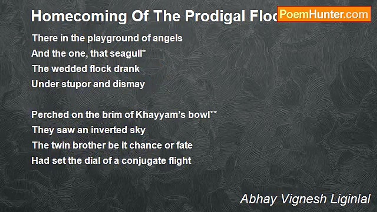 Abhay Vignesh Liginlal - Homecoming Of The Prodigal Flock