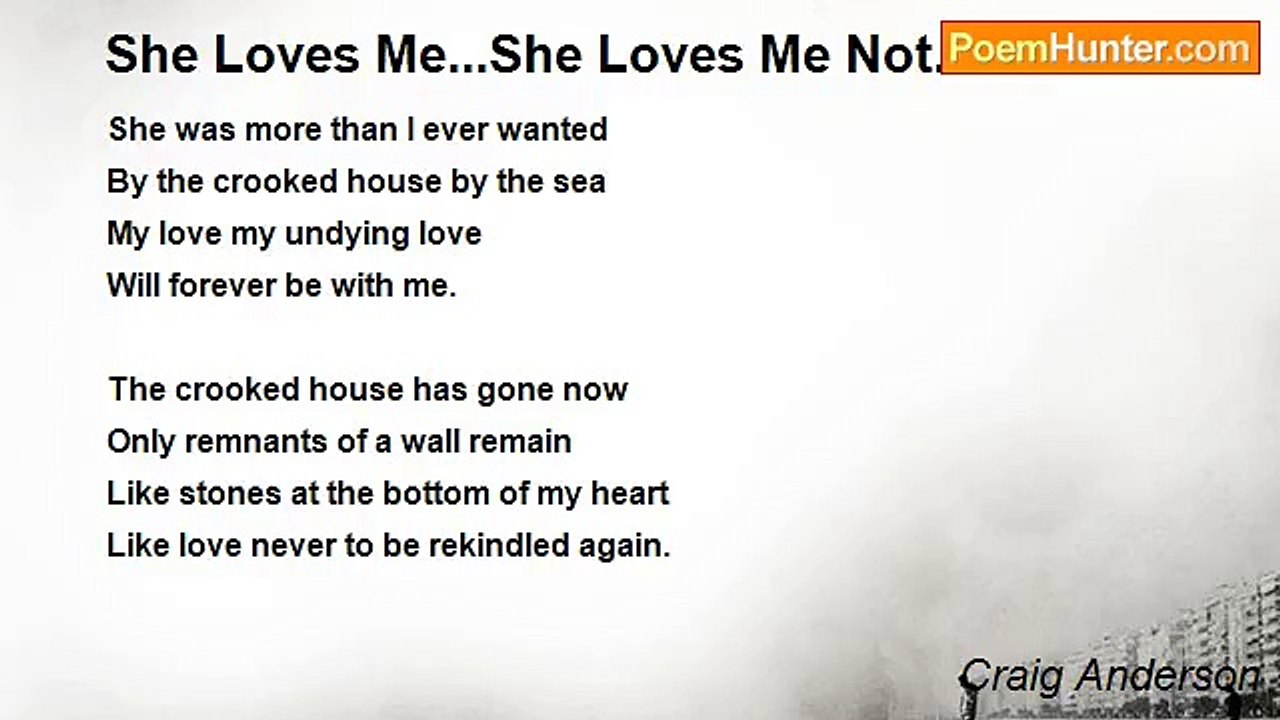 Craig Anderson - She Loves Me...She Loves Me Not..