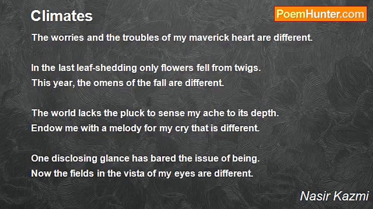 Nasir Kazmi - Climates