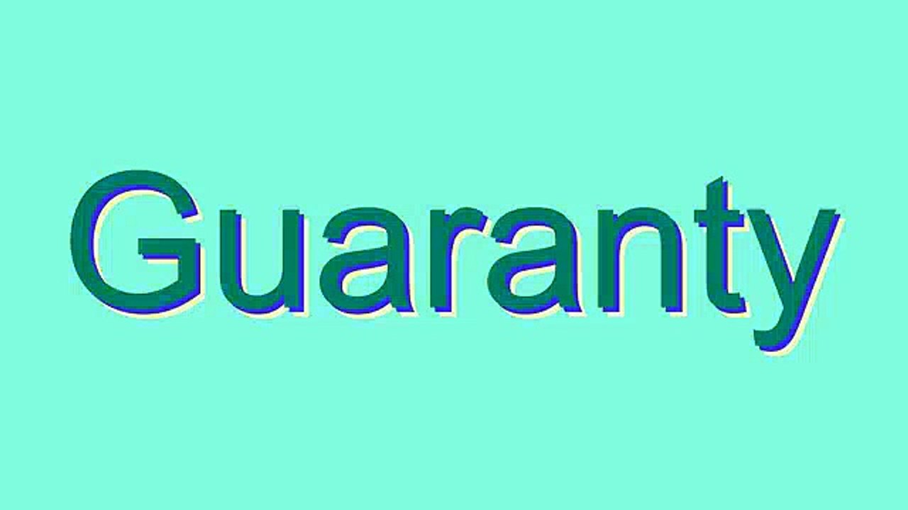 Master the Correct Pronunciation of 'Guaranty' 🔊