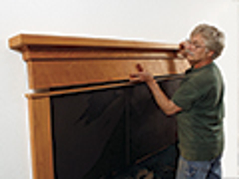 Create a Sleek Modern Mantel with a Cherry Fireplace Surround 🔥