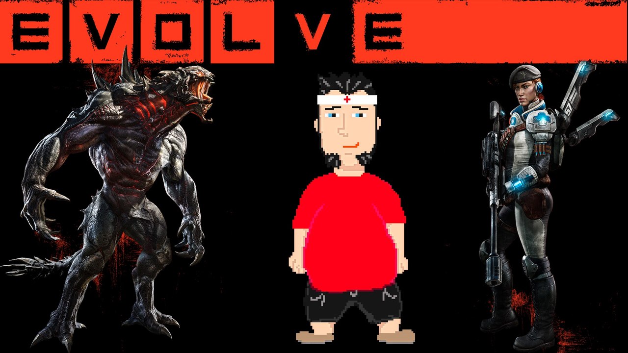 Eine kurze Runde Evolve mit "Heißt Karte Map?" & "Karte heißt Map" - Evolve - [Kurz Ma' Angezockt]
