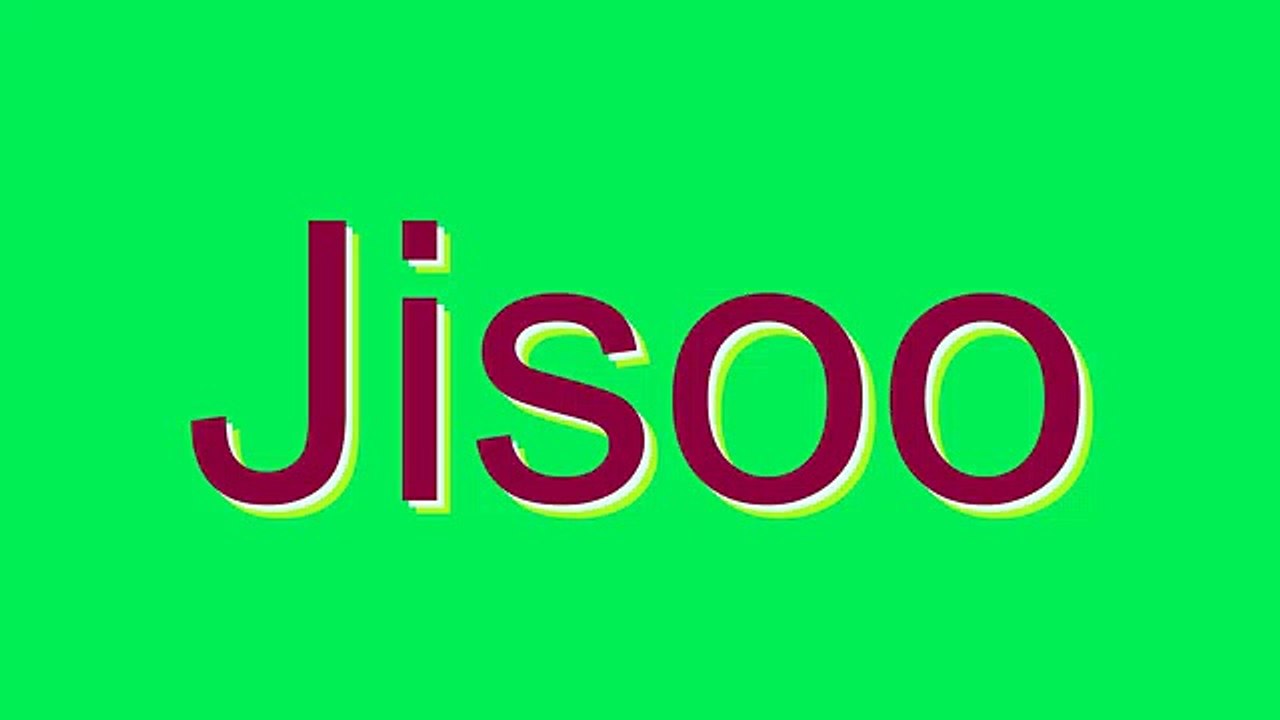 How to Pronounce Jisoo