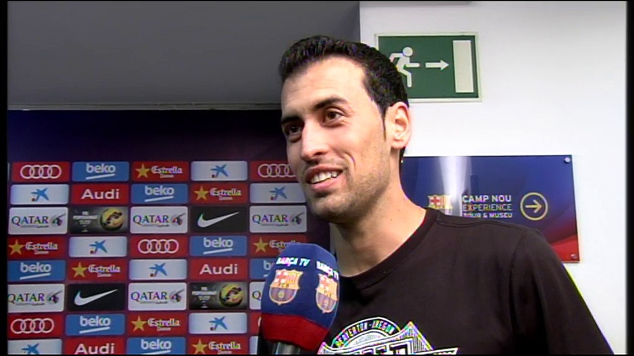 Busquets post-match reaction