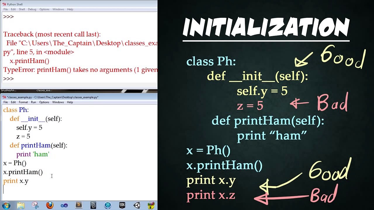 Let's Learn Python - Basics #8 of 8 - Classes